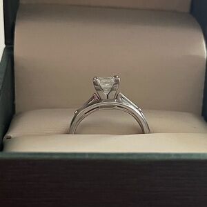Harkelrod Platinum 1.04 Ct Diamond Engagement Ring